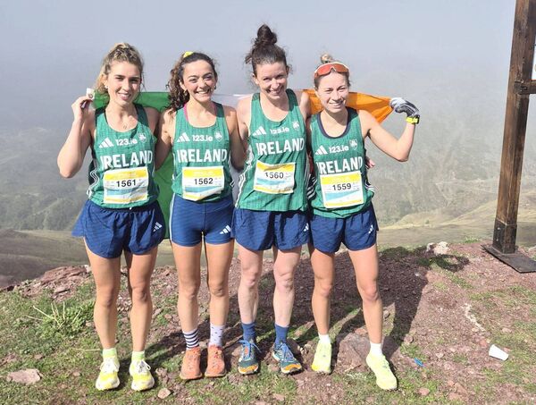 The Uphill only ladies team (l-r) Kate McDonald, Edal Monaghan, Sarah McCormack and Lisa Hegarty The Uphill only ladies team (l-r) Kate McDonald, Edal Monaghan, Sarah McCormack and Lisa Hegarty