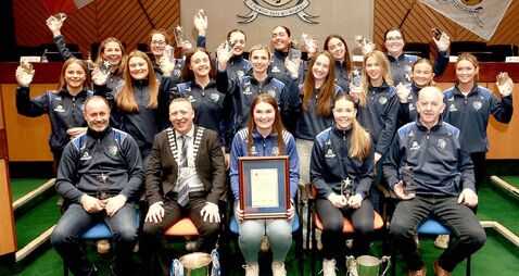 All-Ireland camogie champions honoured by Laois County Council All-Ireland camogie champions honoured by Laois County Council