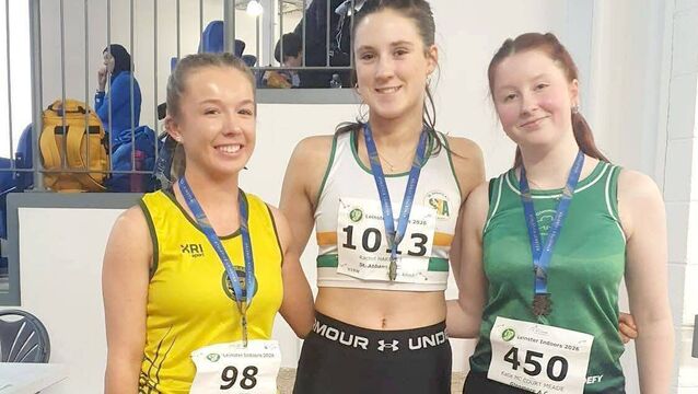 Strong medal haul for St Abban’s at Leinster Juvenile Indoors Strong medal haul for St Abban’s at Leinster Juvenile Indoors