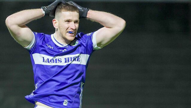 Drama in Ennis as Laois battle bravely with 14 men Drama in Ennis as Laois battle bravely with 14 men