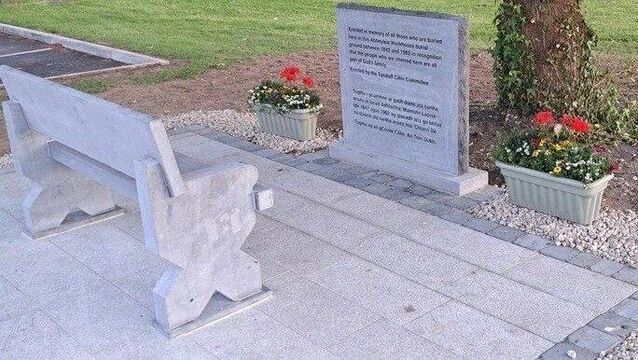 Abbeyleix Famine Commemoration: A memorial headstone and limestone seat were erected last May in the grounds of Abbeyleix District Hospital/Community Nursing Unit, site of the old Abbeyleix Workhouse. Photo: James G. Carroll <p>Abbeyleix Famine Commemoration: A memorial headstone and limestone seat were erected last May in the grounds of Abbeyleix District Hospital/Community Nursing Unit, site of the old Abbeyleix Workhouse. Photo: James G. Carroll </p>