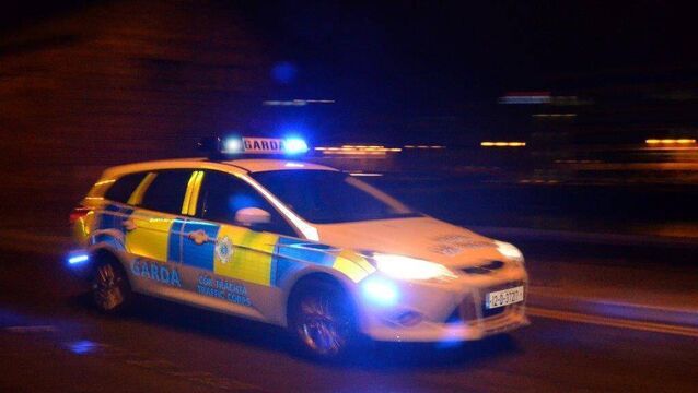 Garda patrol car at night generic image, garda car sirens on <p>Garda patrol car at night generic image, garda car sirens on</p>