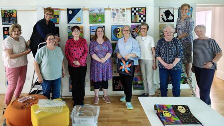 Stunning quilt art exhibition on display in Mountmellick library Stunning quilt art exhibition on display in Mountmellick library