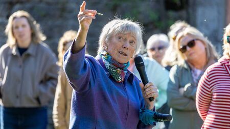Éanna regales Laois audience with sharp wit on nature walk at Ballykilcavan Farm and Brewery Éanna regales Laois audience with sharp wit on nature walk at Ballykilcavan Farm and Brewery